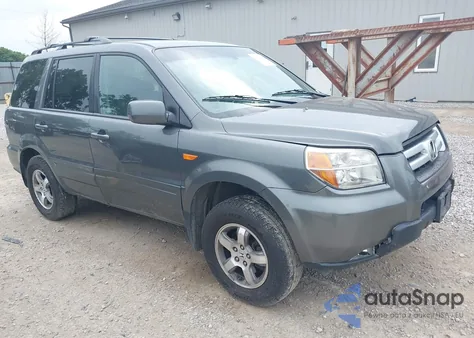 2007 Honda Pilot Ex-L from USA, damaged, VIN 2HKYF18647H530078
